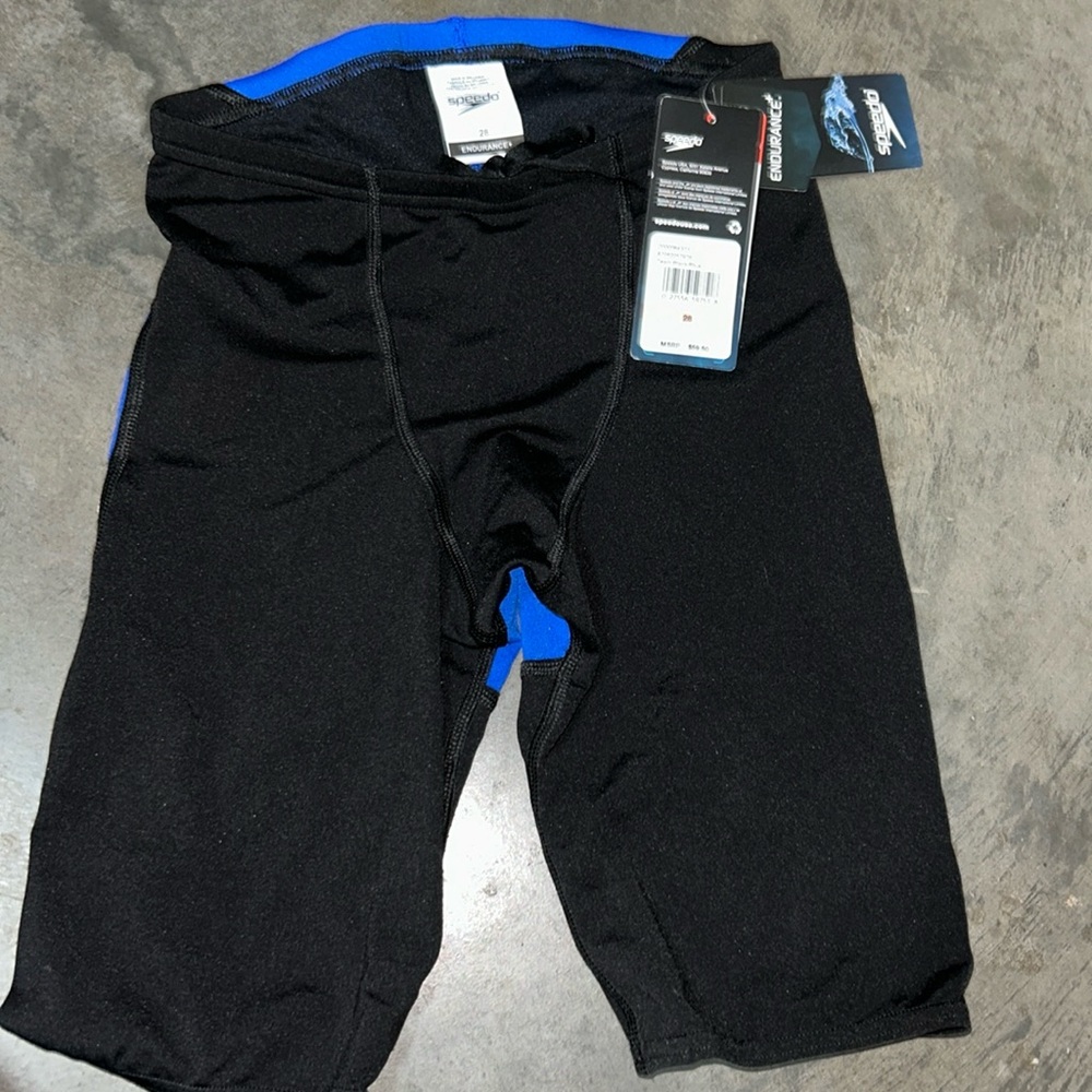 NWT Speedo Men's Standard Swimsuit Jammer Endurance+ Splice SIZE 28